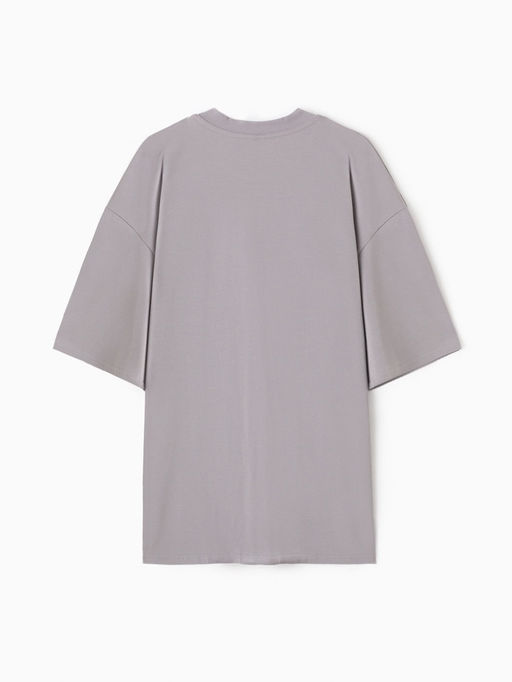 Футболка мужская MINAKU: Basic line MAN серая, размер 52