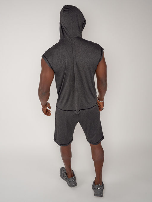 Спортивный костюм летний мужской темно-серого цвета 2264TC - FUYOUKAI фото 14