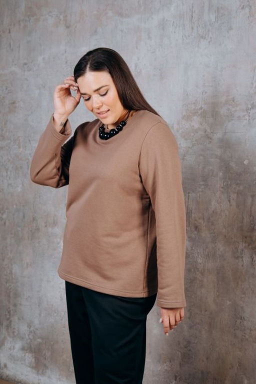 Джемпер Luxury Moda 1269 коричневый
