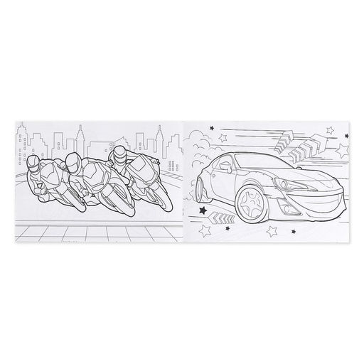 Раскраски детские набор Для мальчиков, 4 шт. по 16 стр., А4