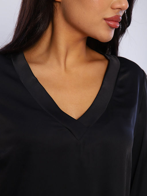 Блуза Ольга_О171/черный - Ihomelux фото 5