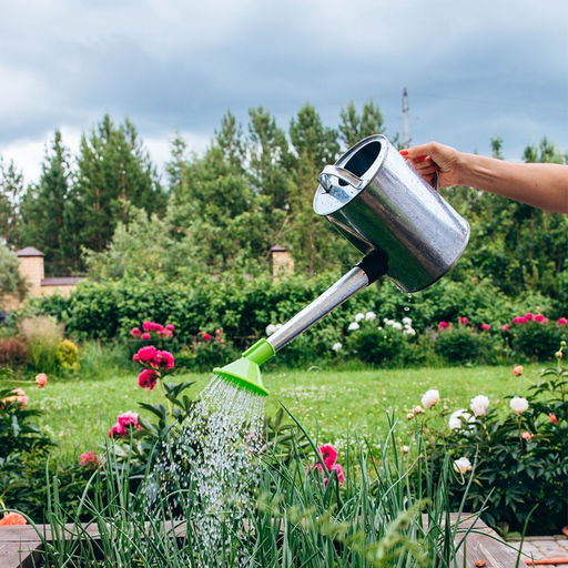 Лейка с длинным носиком, 5 л, с рассеивателем, оцинкованная, без рисунка, носик d=25 мм - Simaland фото 7