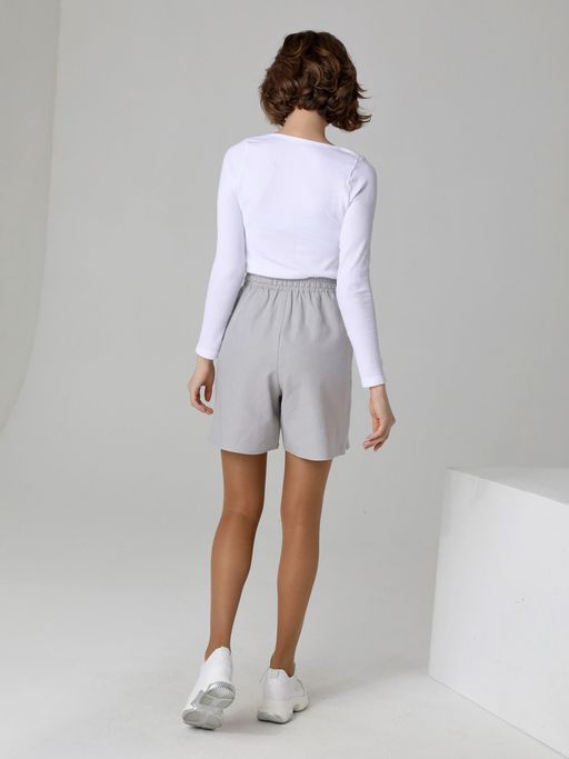 23244 Шорты св.серый - Dizzyway фото 3