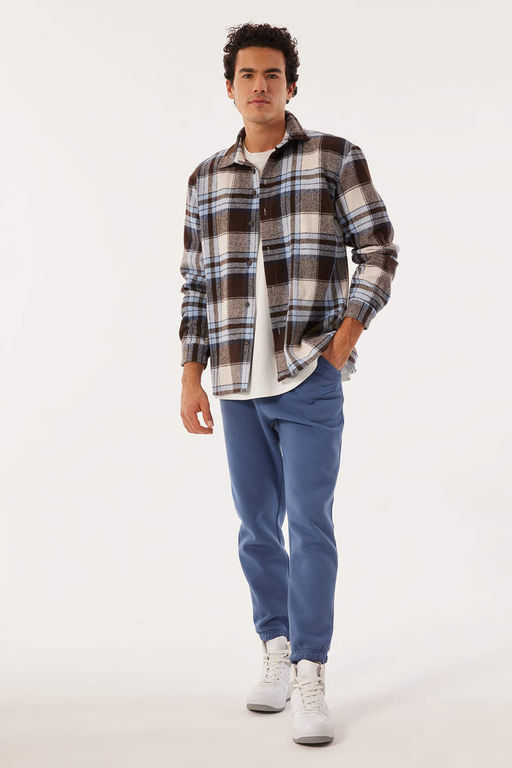 Рубашка Lumberjack с длинным рукавом в клетку обычного кроя - Defacto фото 2
