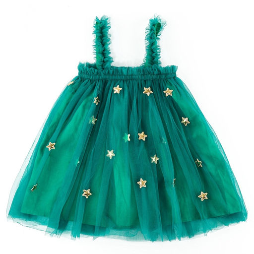 Карнавальный костюм новогодний «Ёлочка», рост 116-122 см, платье, ободок