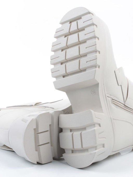 04-PAS148-2Z MILK Ботинки зимние женские (натуральная кожа, 100% шерсть)