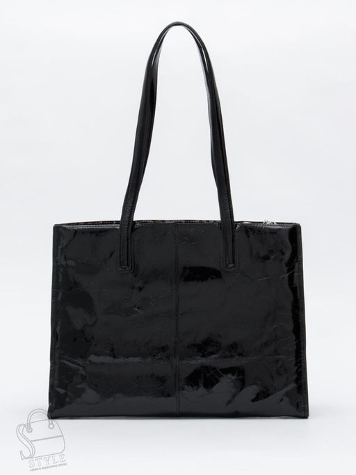 Сумка женская кожаная 9620SP black Velina Fabbiano-Safena