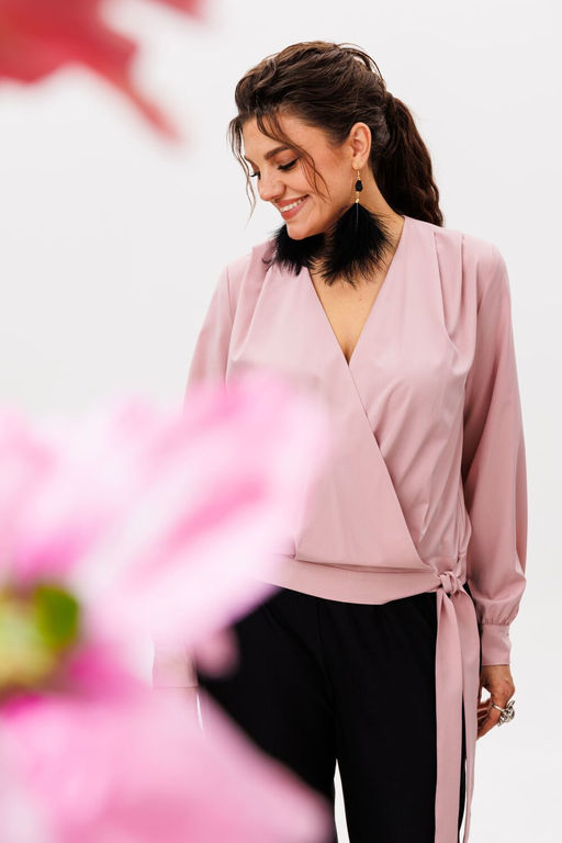 Блуза ANELLI 1574 застенчивая герань фото 3
