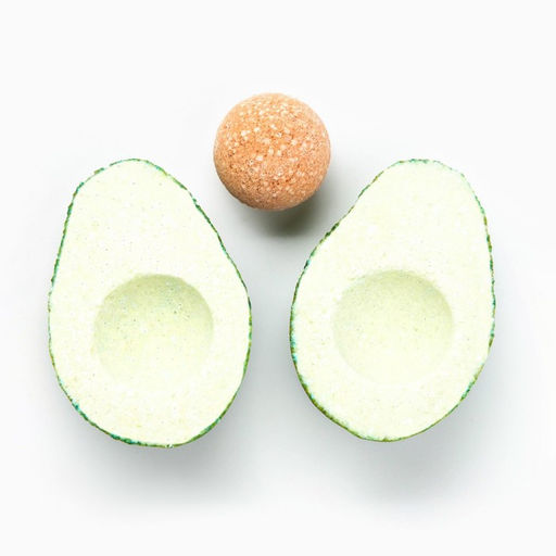 Бомбочка для ванны «Авокадо», 130 г, аромат мяты и яблока, BEAUTY FOOD