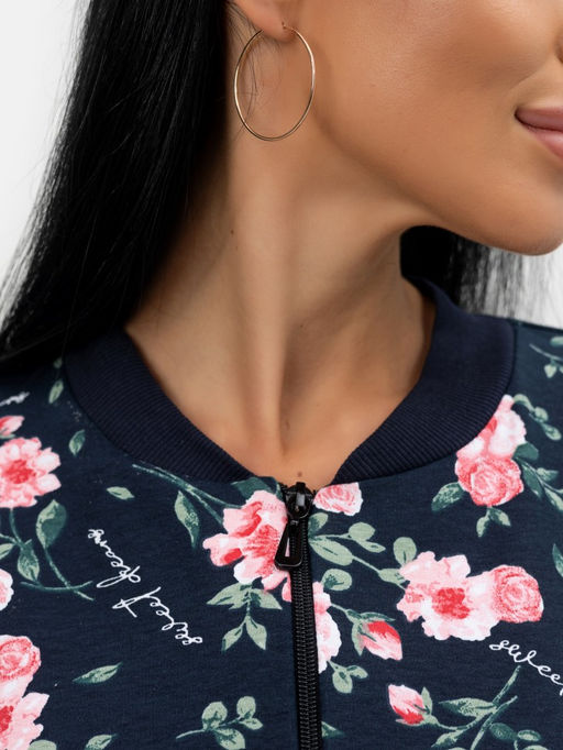 Бомбер женский на молнии - Милана фото 101