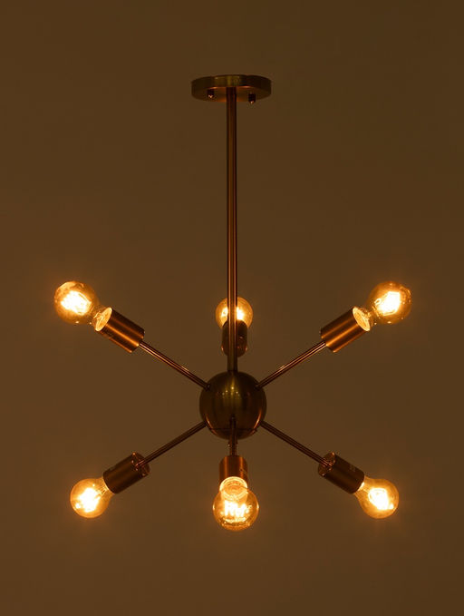 Люстра 13189/6GD, 6х40Вт, E27, 50х50х61 см