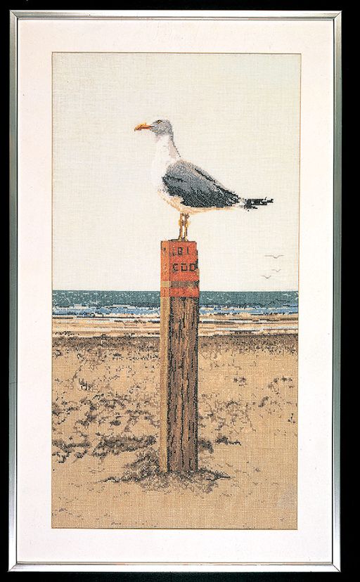 Набор для вышивания Thea Gouverneur 1062А Чайка 33 х 65 см