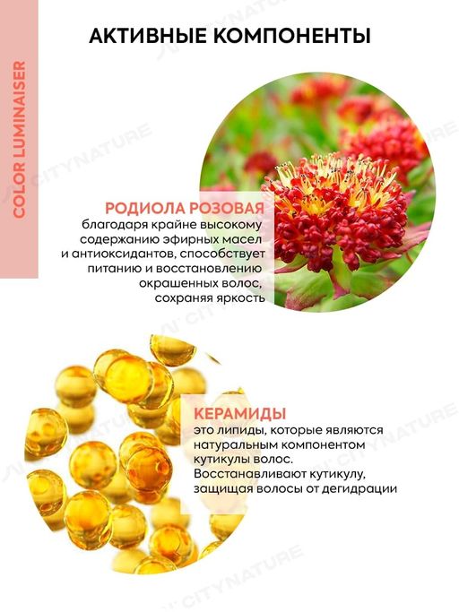 Ламинирующая маска для окрашенных волос, 200 мл / Natura Siberica / ICE Professional / Home / Color Luminaiser /  фото 2