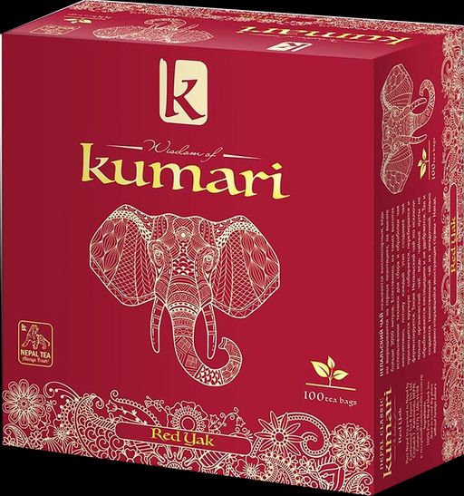Kumari. Red Yak черный карт.пачка, 100 пак.