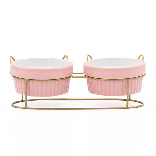 Миски керамические на подставке 2250 мл - Пижон фото 4