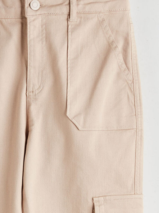 Wideleg K?z ?ocuk Kargo Pantolon