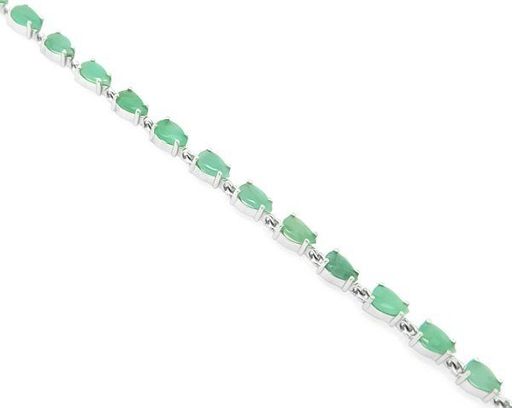 Браслет из серебра изумруд берилл, Капелла