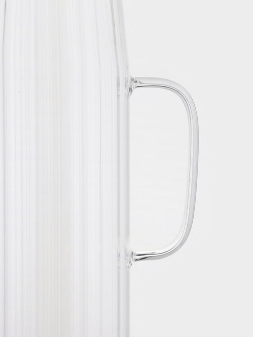 Кувшин "Эко.Дольки" 1500 мл, 9×14×28 см, с бамбуковой крышкой