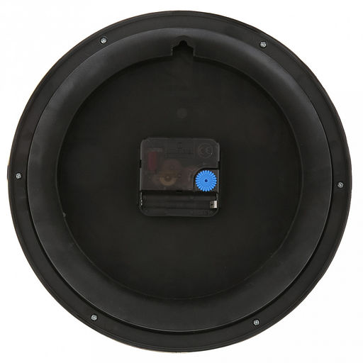 Часы настенные Летний сад д24,8см, h4,5см, мягкий ход, циферблат Цветы белый; цифры арабские, золотой; корпус пластик, золотой; в коробке (Китай) - Домашняя мода фото 4