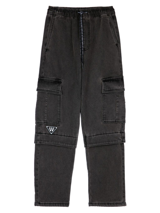 32411327 Брюки джинсовые утепленные флисом для мальчиков