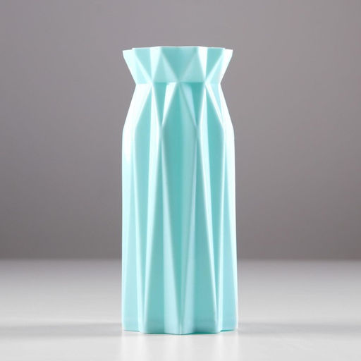 Ваза для цветов, пластик, 8.8×17.8 см, 750 мл, зелёная