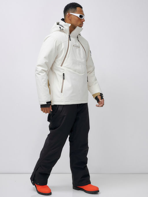 Горнолыжный костюм Leifensh 389Bl мужской анорак зимний белый  фото 9