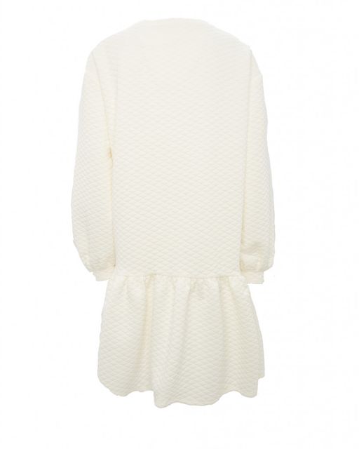 Стеганое белое платье - Incity фото 3
