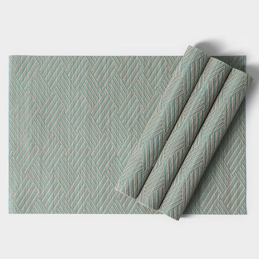 Набор салфеток сервировочных Доляна Энн, 4 шт, 3045 см, цвет серо-голубой  фото 2