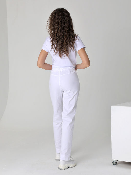 25240 Брюки белый - Dizzyway фото 4