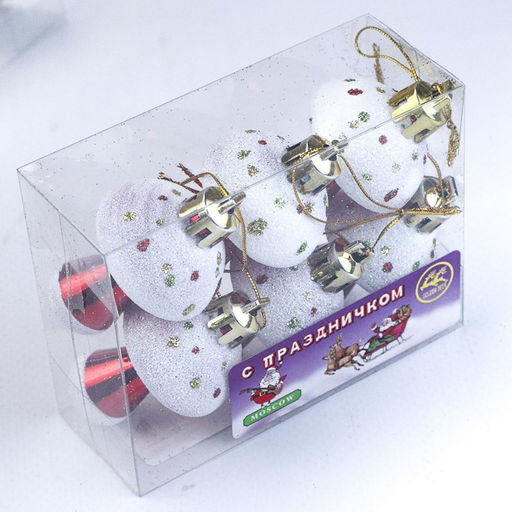 Набор ёлочных игрушек крас. 6 шт - Family фото 3