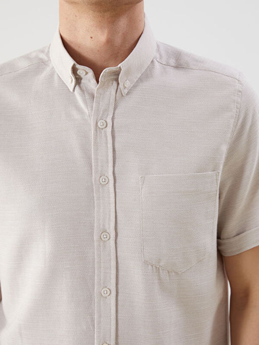 Regular Fit K?sa Kollu Arm?rl? Erkek G?mlek