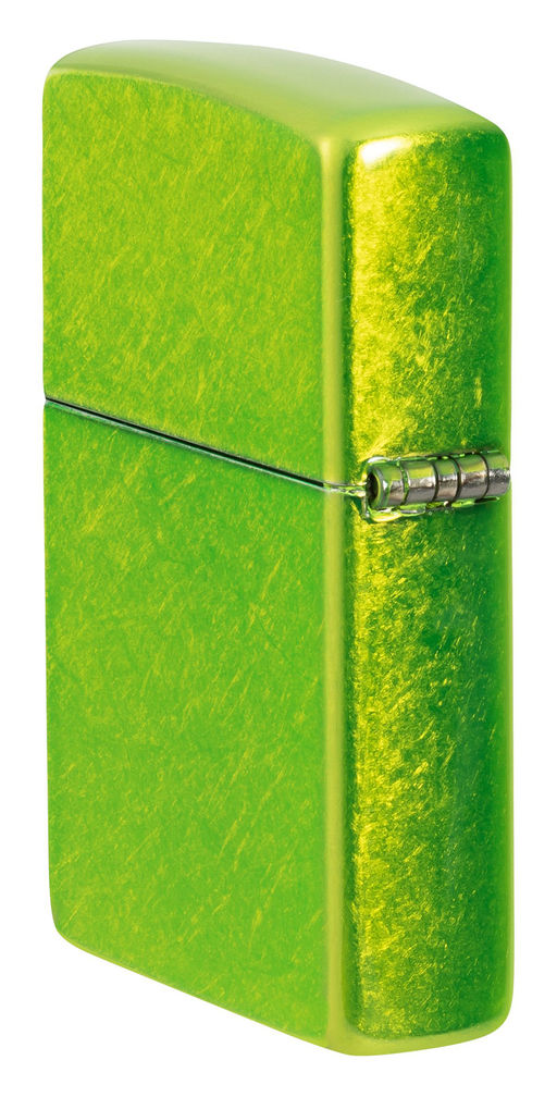 Зажигалка ZIPPO с кислотным зеленым покрытием | Lurid 24513  фото 9