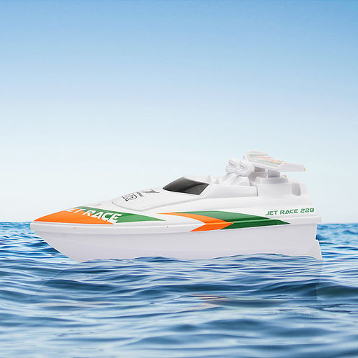 Лодка "Синее море" на батарейках, в коробке