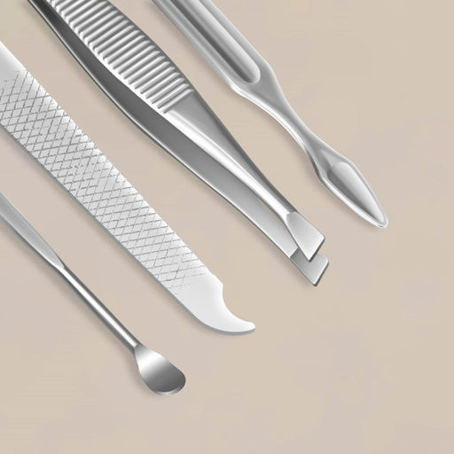 Набор маникюрный Цветочная рапсодия, 7 предметов, в футляре, разноцветный - Qf фото 5