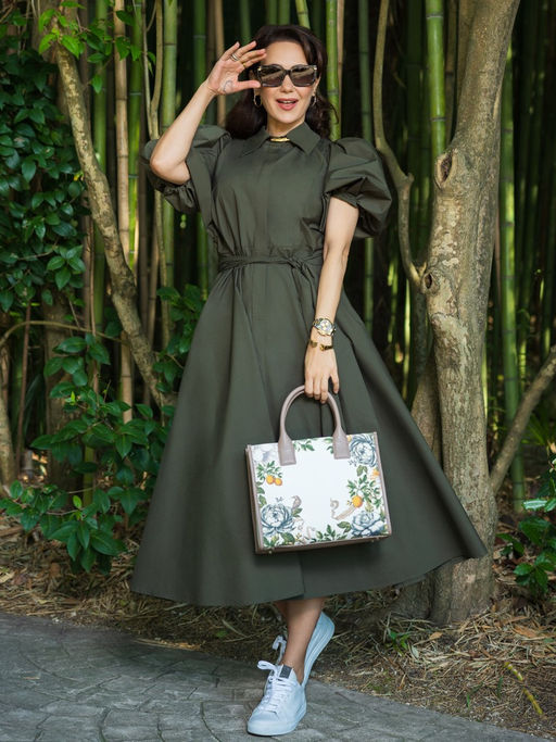 Платье женское 12521-35149 khaki