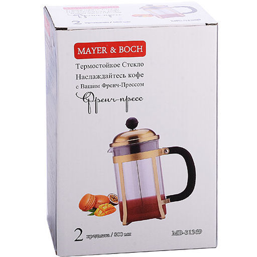 31369 Заварник Френч-Пресс (800 мл) MB (x12) - Mayer&boch фото 3