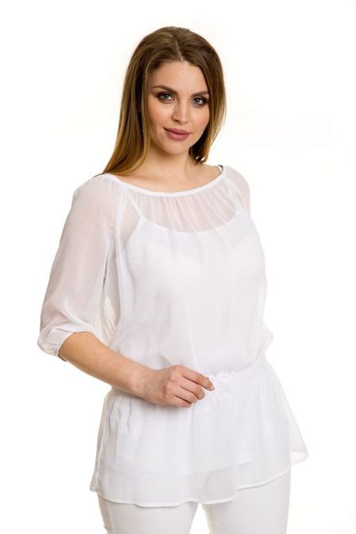 Блузка 880 белый - Novita фото 2