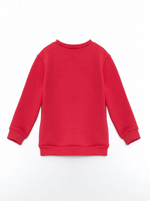 Bisiklet Yaka Bask?l? K?z Bebek Sweatshirt - Waikiki фото 2
