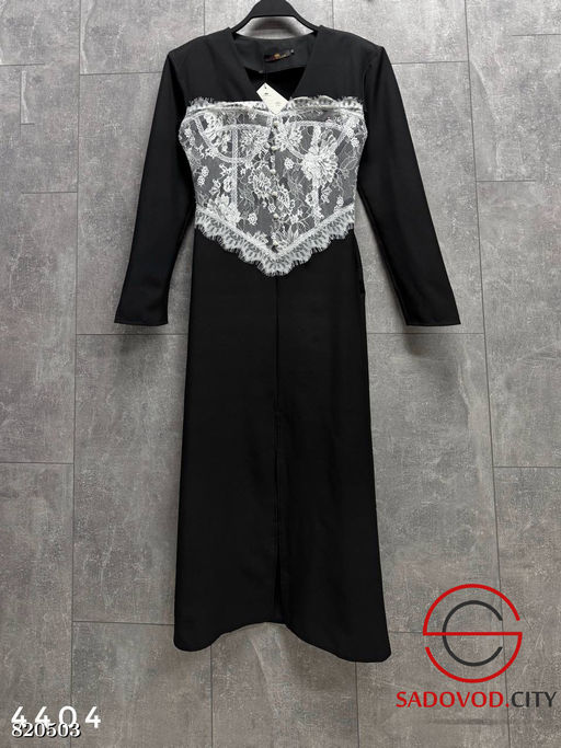 Платье миди с имитацией кружевного белья - Bruno фото 2