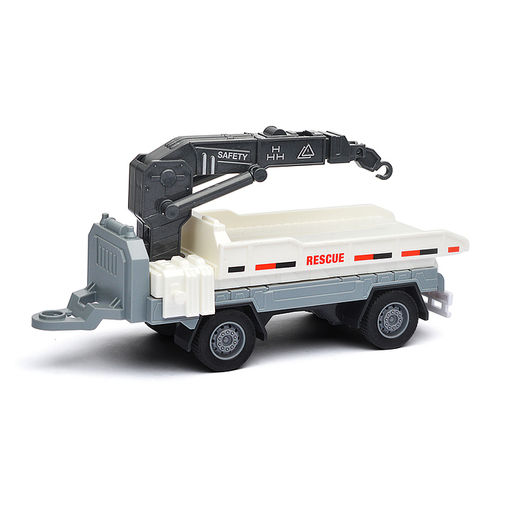 Машина "Вилочный погрузчик" с прицепом (свет, звук) в коробке