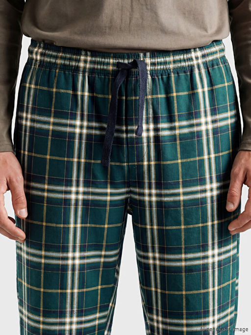 Standart Kal?p Ekose Erkek Pijama Alt?