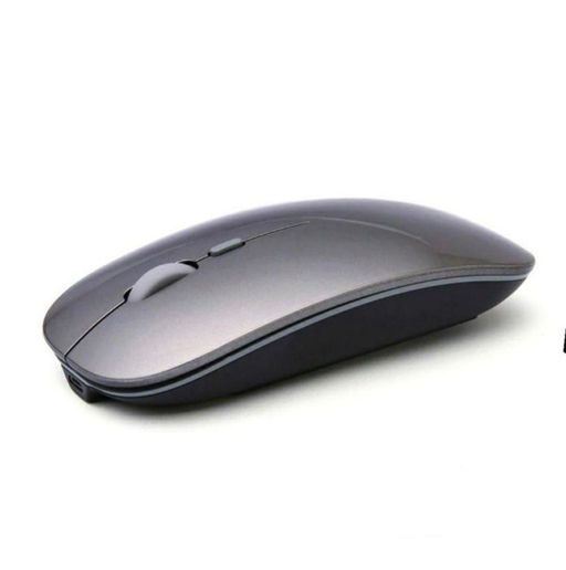 Отличная мышка с Двумя типами подключения Bluetooth + беспроводная с USB,2, подсветка, шикарный глянцевый серый