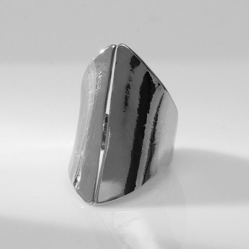 Кольцо металл Тренд лепестки крупные, цвет серебро, размер 16