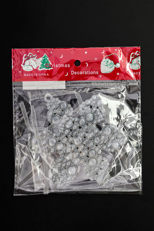 Новогодние украшения Снежинка 9,5 см (SF-1692) №2 - Больше подарков фото 2