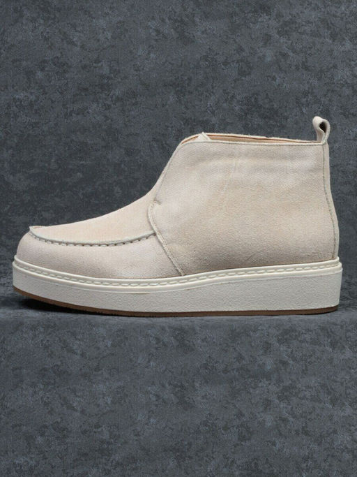 01-5173-5 BEIGE Ботинки демисезонные (натуральная замша, байка)