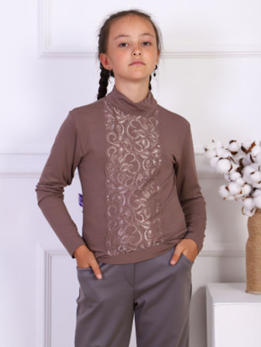 Водолазка Доминика кофе - Ладошки фото 7