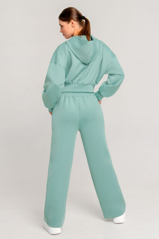 Арт. 2805 Костюм с брюками женский 42-48 (4 шт) Цвет:мята