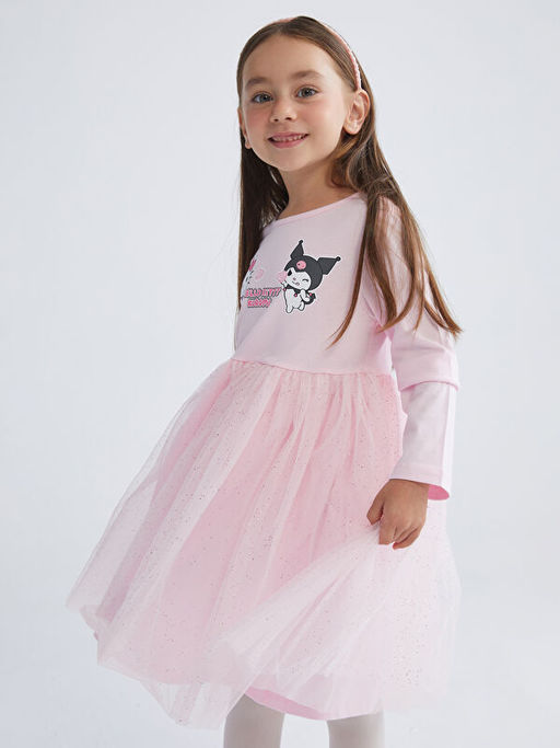 Hello Kitty Bask?l? K?z ?ocuk Elbise