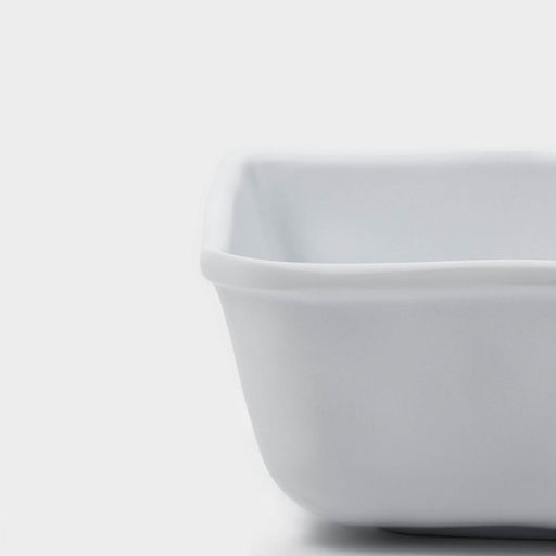 Цена за 2 шт. Соусник «Белый Восток», меламин, 150 мл, 8.3×8.3×3.8 см, белый