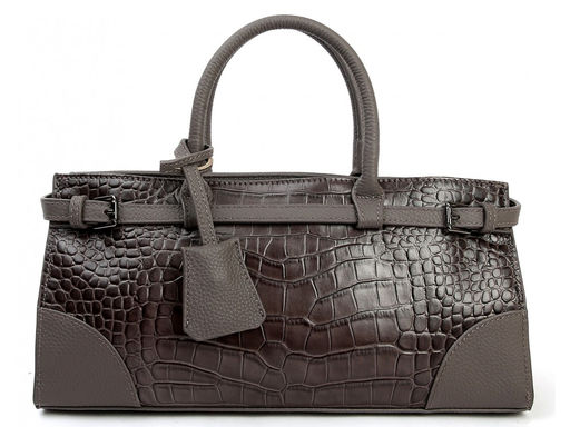 Сумка Lanotti CROCO LINE 8346/серый